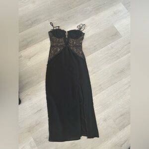 Forever 21 Black Lace Trim Top